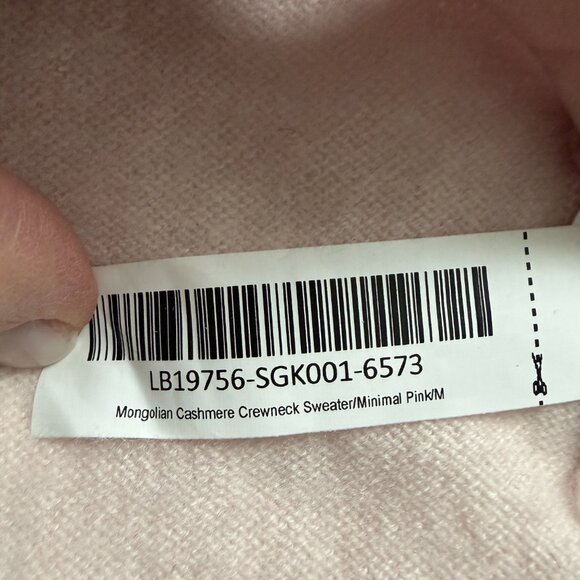 QUINCE 100% Mongolian Cashmere Crew Neck Sweater Minimal Pink Medium - Picture 11 of 11